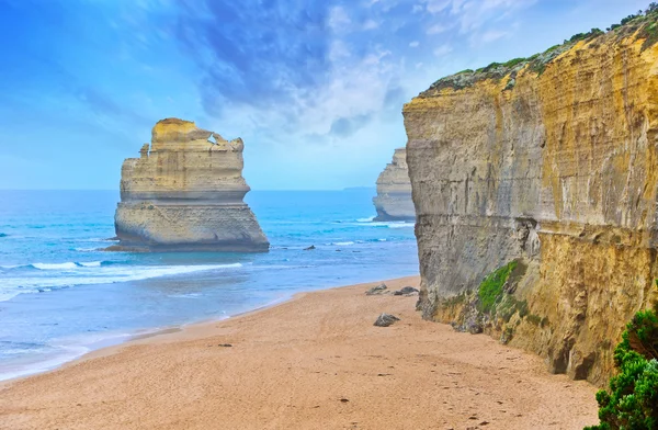 Вид на Twelve Apostles by Great Ocean Road, Австралия — стоковое фото