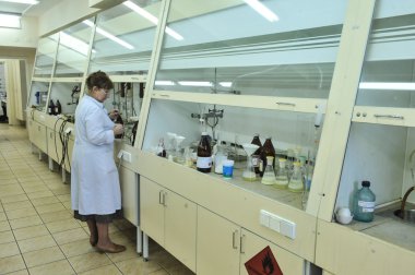 Biyokimyasal laboratuvar kalite kontrol gıda ürünleri için