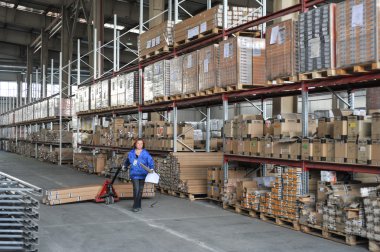 İnşaat malzemeleri depo depolama