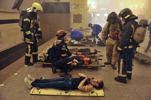 the Emergencies Ministry exercises