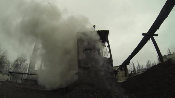 Poluição ambiental com dióxido de carbono — Vídeo de Stock