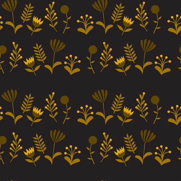 Барвистий милий квітковий набір з листям і квітами — стоковий вектор