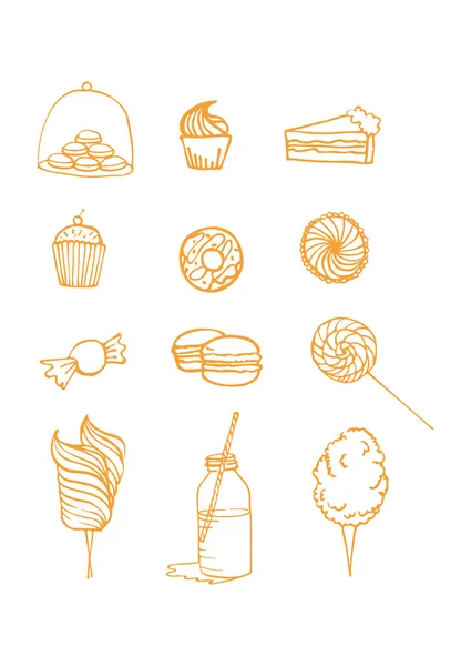 Ilustración del vector de dulces — Archivo Imágenes Vectoriales