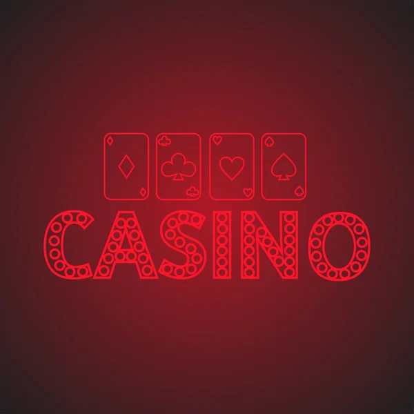 casino kartları ışık tabela 