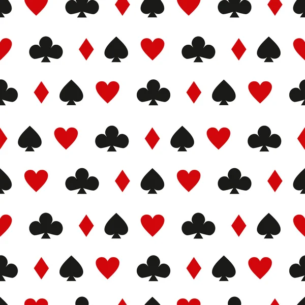 Cartes de casino fond transparent — Image vectorielle