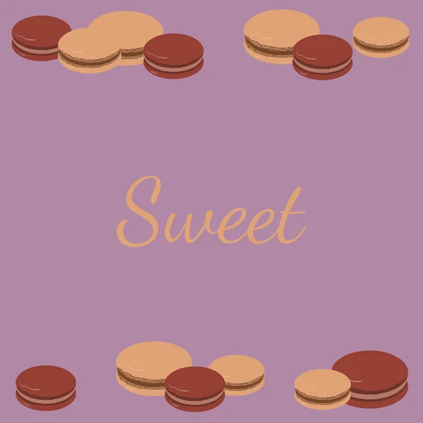 Illustration de macarons — Image vectorielle