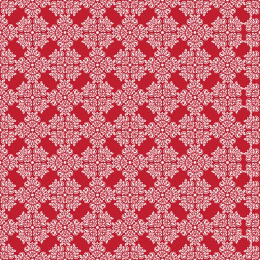 Vintage süslü klasik çiçek süsleme 