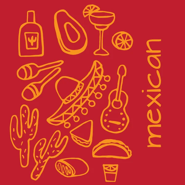 Meksika öğeleri, cinco de mayo öğeleri, Meksika fiesta
