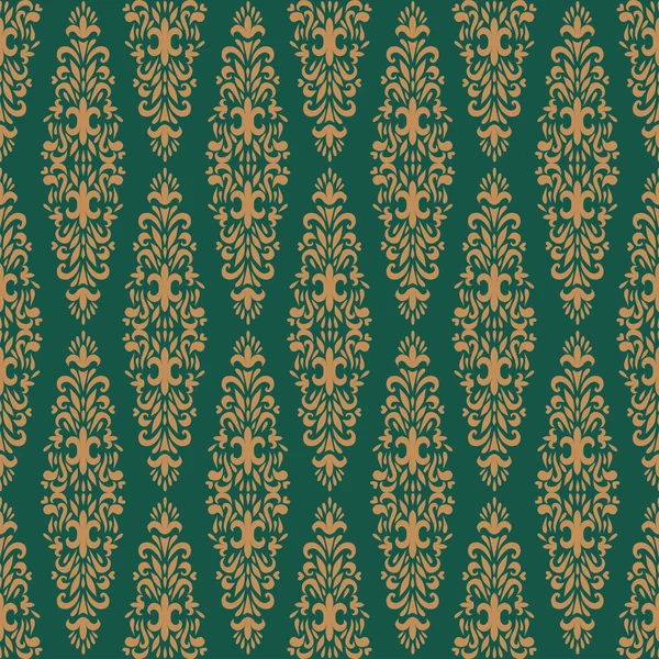 Ornamento floral clásico adornado vintage — Vector de stock