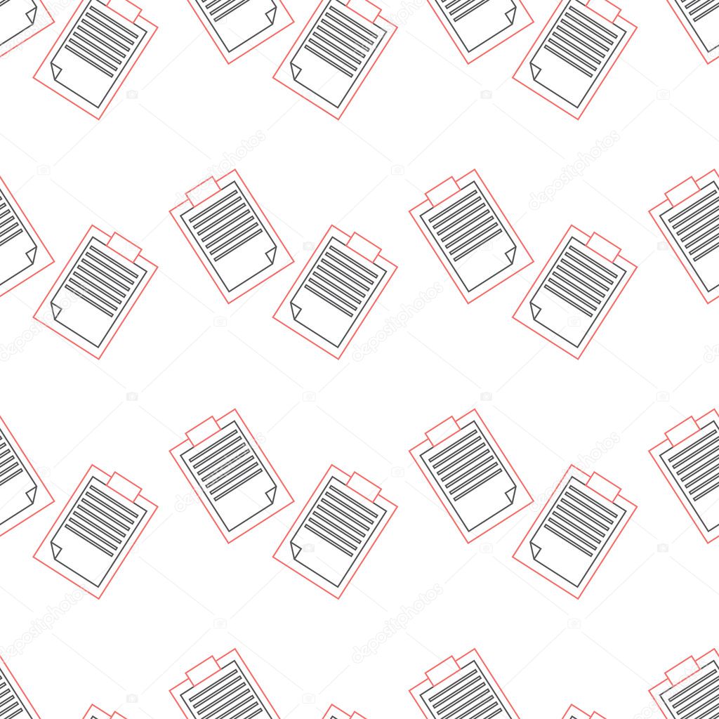  notepad seamless pattern,outline note 