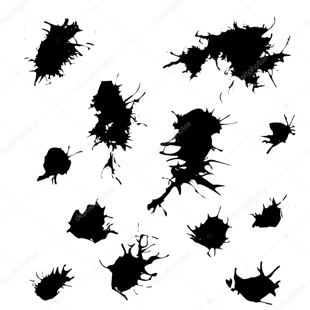 Ink splash blotch, grunge background