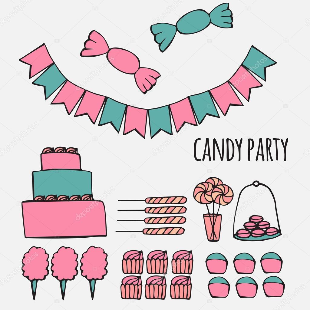 Sweets and candies party ideas