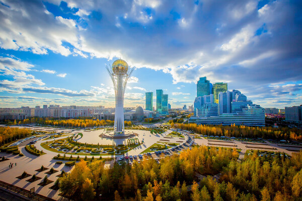 Landscape in Astana, Kazakhstan