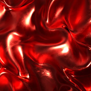 Lüks kumaş kumaş. 3d illüstrasyon, 3d canlandırma.