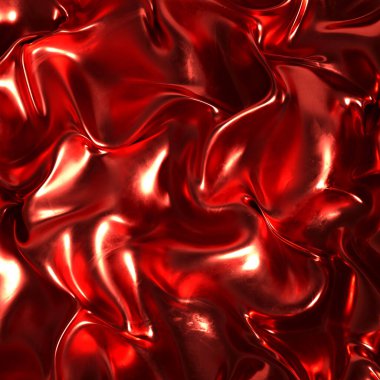 Lüks kumaş kumaş. 3d illüstrasyon, 3d canlandırma.