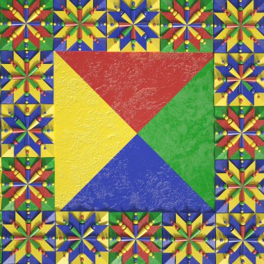 Güzel, neşeli bir geçmişi var. 3d illüstrasyon, 3d canlandırma.