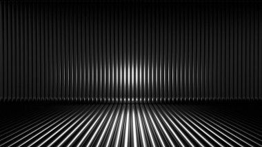 Lüks, zarif stüdyo kaidesi. 3d illüstrasyon, 3d canlandırma.