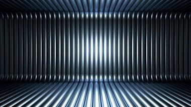 Lüks, zarif stüdyo kaidesi. 3d illüstrasyon, 3d canlandırma.