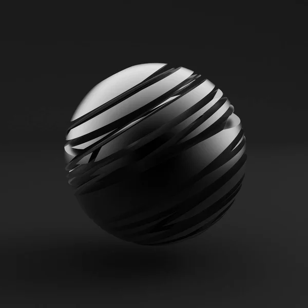 抽象的な形 3Dイラスト 3Dレンダリング — ストック写真