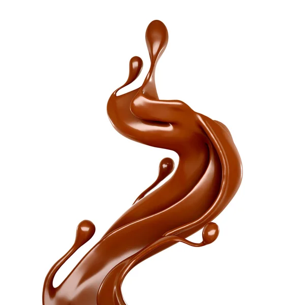 Schizzo Cioccolato Illustrazione Rendering — Foto Stock