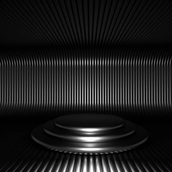 Luxo Elegante Estúdio Elegante Fundo Pedestal Ilustração Renderização — Fotografia de Stock