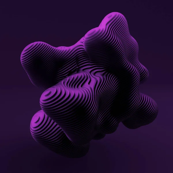Абстрактный Черный Фиолетовый Фон Иллюстрация Рендеринг — стоковое фото