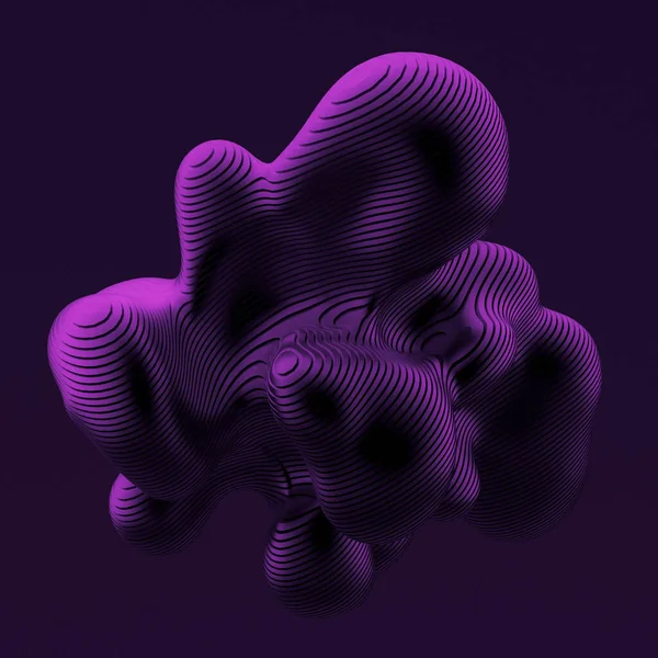 Fondo Púrpura Negro Abstracto Ilustración Representación —  Fotos de Stock