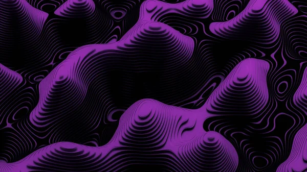 Abstrato Fundo Roxo Preto Ilustração Renderização — Fotografia de Stock