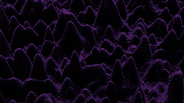 Abstrato Fundo Roxo Preto Ilustração Renderização — Fotografia de Stock