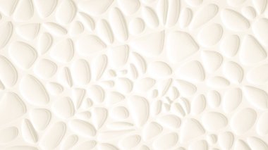 Soyut taş dokusu beyaz arkaplan. 3d illüstrasyon, 3d canlandırma.