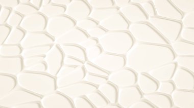 Soyut taş dokusu beyaz arkaplan. 3d illüstrasyon, 3d canlandırma.