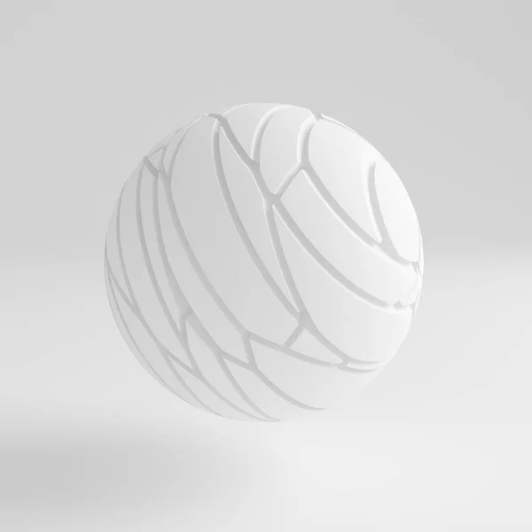 白い抽象的な背景 3Dイラスト 3Dレンダリング — ストック写真