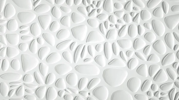 抽象的な石の質感の白い背景 3Dイラスト 3Dレンダリング — ストック写真