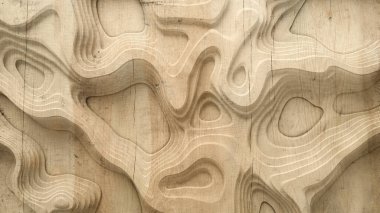 Tahtadan, taştan ya da diğer malzemeden yapılmış soyut dokular. 3d illüstrasyon, 3d canlandırma.