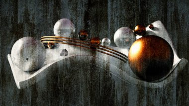 Güzel soyutlama arka plan minimalizmi. 3d illüstrasyon, 3d canlandırma.