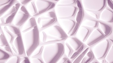 Soyut taş dokusu beyaz arkaplan. 3d illüstrasyon, 3d canlandırma.