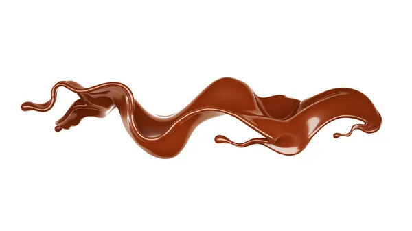 Egy Kis Csokoládé Illusztráció Renderelés — Stock Fotó