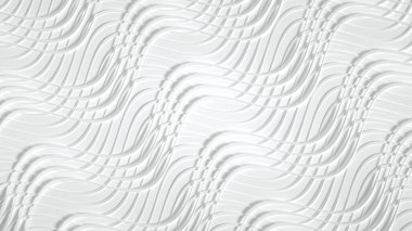 Arka planda üç boyutlu izler, dalgalar ve çizgiler var. 3d illüstrasyon, 3d canlandırma.