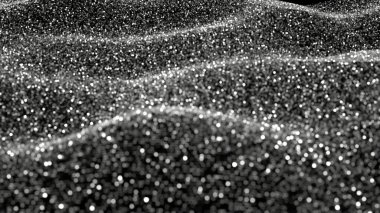 Lüks tatil simleri arka planı. 3d illüstrasyon, 3d canlandırma.