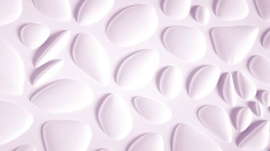 Soyut taş dokusu beyaz arkaplan. 3d illüstrasyon, 3d canlandırma.