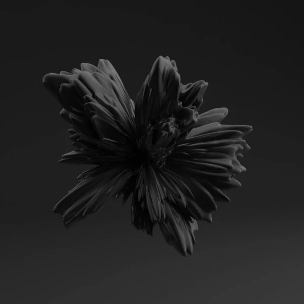 Φόντο Μαύρο Σχήμα Υφή Απεικόνιση Απόδοση — Φωτογραφία Αρχείου