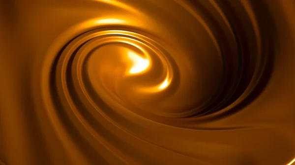 Spiral Splash Caramel Illustration Rendering — Stock Photo, Image