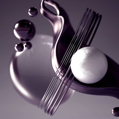 Güzel soyutlama arka plan minimalizmi. 3d illüstrasyon, 3d canlandırma.