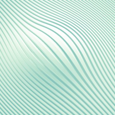 Arka planda üç boyutlu izler, dalgalar ve çizgiler var. 3d illüstrasyon, 3d canlandırma.