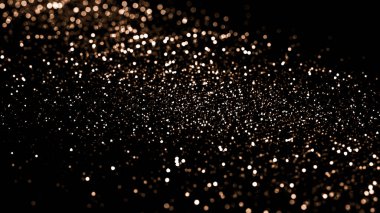 Lüks tatil simleri arka planı. 3d illüstrasyon, 3d canlandırma.