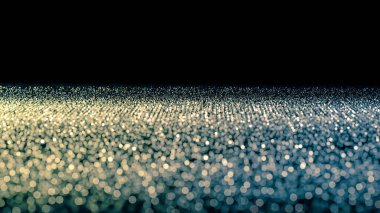 Lüks tatil simleri arka planı. 3d illüstrasyon, 3d canlandırma.