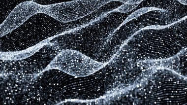 Lüks tatil simleri arka planı. 3d illüstrasyon, 3d canlandırma.