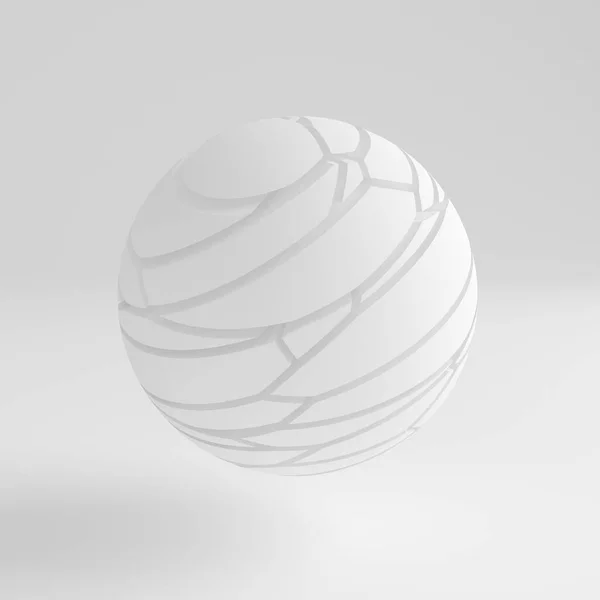 白い抽象的な背景 3Dイラスト 3Dレンダリング — ストック写真