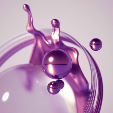 Güzel soyutlama arka plan minimalizmi. 3d illüstrasyon, 3d canlandırma.