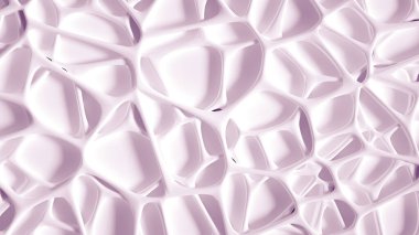 Soyut taş dokusu beyaz arkaplan. 3d illüstrasyon, 3d canlandırma.